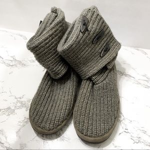 Knit Bearpaw Boots